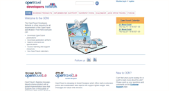 Desktop Screenshot of opentraveldevelopersnetwork.com